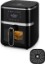 Picture of Kitchen Elite-Air Fryer Oven 5.28 Qt, 7 Presets Digital Display Compact Cooker with Easy View Windows，Space-saving, Nonstick and Dishwasher Safe Basket, Black