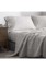 Picture of Simple&Opulence 100% Washed Linen Sheet Set-Queen Size-Natural France Flax Bed Sheet-4 Pcs Breathable,Ultra Soft,Farmhouse Bedding (1 Flat Sheet,1 Fitted Sheet,2 Pillowcases)-Embroidery Grey