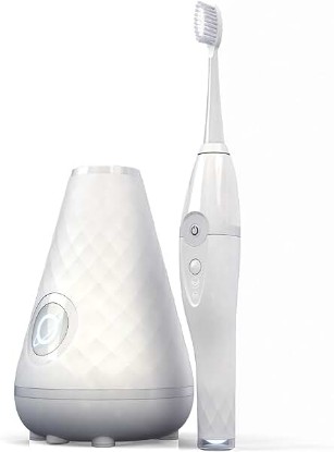 Picture of Tao Clean UV Sanitizing Sonic Toothbrush and Cleaning Station, Electric Toothbrush, Dual Speed Setting, White