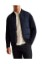 Picture of Ted Baker Men's Spores Quilted Front Knit Back Navy Blue Jacket Outerwear Coat