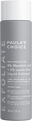 Picture of Paula’s Choice 6% Mandelic Acid + 2% Lactic Acid Exfoliant, Gentle Daily AHA Exfoliation for Discoloration, Bumpy Texture & Radiance, for Sensitive Skin, Fragrance-Free & Paraben-Free, 3 Fl. Oz.