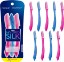 Picture of Schick Hydro Silk Touch-Up Dermaplaning Tool with Precision Cover, 9ct | Dermaplane Razor, Face Razors for Women, Eyebrow Razor, Facial Razor, Dermaplaning Razor, Womens Face Razor Peach Fuzz Remover