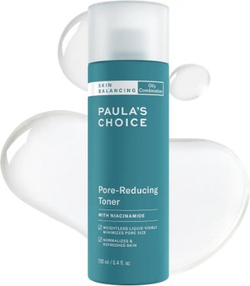 Picture of Paula's Choice SKIN BALANCING Pore-Reducing Face Toner with Niacinamide, for Oily Skin & Combination, Minimizes Large Pores, Controls Oil & Shine, Hydrates & Replenishes, Fragrance-Free