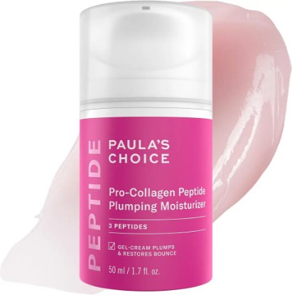 Picture of Paula's Choice Pro-Collagen Peptide Plumping Moisturizer, Daily Gel-Cream for Deep Lightweight Hydration, Wrinkles & Loss of Firmness, Fragrance-Free, 1.7 Fl Oz
