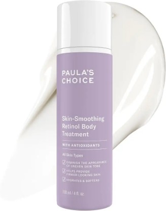 Picture of Paula's Choice Retinol Skin-Smoothing Body Treatment, Lotion with Shea Butter, Vitamin C & E Lotion, All Skin Types, Anti-Aging Moisturizer, Reduce Dryness, Dehydration, Dullness, Fragrance-Free, 4oz
