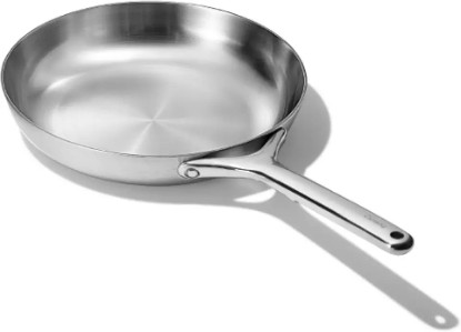 Picture of Caraway Stainless Steel Fry Pan (2.7 qt, 10.5") - 5-Ply Stainless Steel Pan - Oven Safe & Stovetop Agnostic - Non Toxic, PTFE & PFOA Free