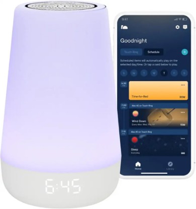 Picture of Hatch Rest Baby Sound Machine, Night Light | 2nd Gen | Registry Essential, Sleep Trainer, Routine Builder, Time-to-Rise Alarm Clock, White Noise Soother, Nursery Stories, Toddler Kids Bedroom (Wi-Fi)