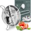 Picture of Ergonomic Food Mill Stainless Steel With 3 Grinding Discs - Rotary Food Mill for Tomato Sauce, Applesauce, Puree, Mashed Potatoes, Jams, Baby Food