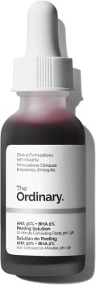 Picture of The Ordinary AHA 30% + BHA 2% Peeling Solution, Advanced Exfoliating Peel for Brighter Skin