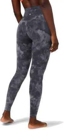 Picture of lululemon Align Hi-Rise Pant 28" (Diamond Dye Pitch Grey Graphite Grey, 4, Numeric_4)