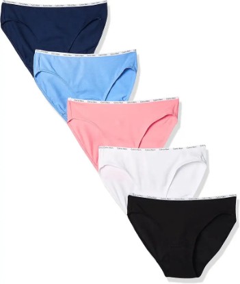 Picture of Calvin Klein Women’s Cotton Stretch Logo Bikini Panties, Multipack