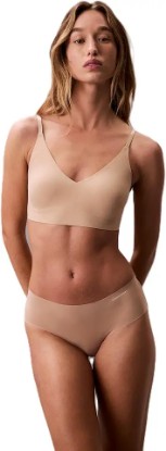 Picture of Calvin Klein Women's Invisibles Comfort Seamless Wirefree Lightly Lined Triangle Bralette Bra