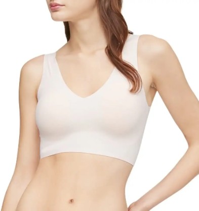 Picture of Calvin Klein Women's Invisibles Comfort Seamless Lightly Lined V Neck Bralette Bra