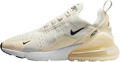 Picture of Nike Air Max 270 Women's Shoes (AH6789-124, Sail/Coconut Milk/Pale Ivory/Black)