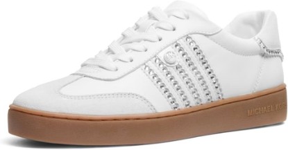 Picture of Michael Kors Women's Scotty Lace Up Sneaker, Optic White, 6