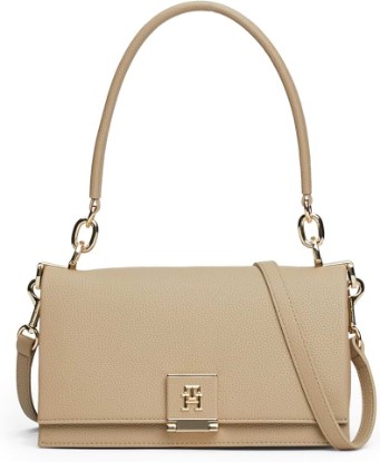 Picture of Tommy Hilfiger Women's Leather Shoulder Bag With Removable Crossbody Strap