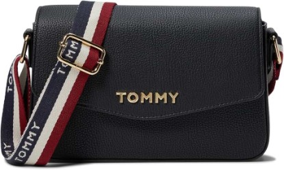 Picture of Tommy Hilfiger Tommy Hilfiger Reese II Flap Envelope Crossbody Pebble PVC