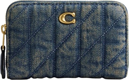 Picture of COACH Essential Small Zip Around Card Case with Quilting