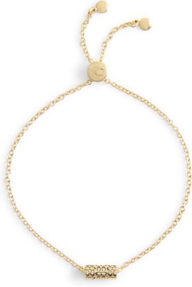 Picture of COACH Women's Signature Quilted Tube Slider Bracelet