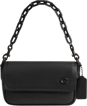 Picture of COACH Charter Flap Crossbody 18 with PVD Hardware