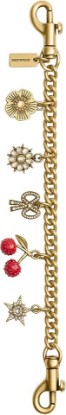 Picture of COACH Crystal Motif Chain Bag Charm