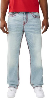 Picture of True Religion Men’s Bobby Super T Baggy Jean 32” – Loose Fit, Super T Stitching, Horseshoe Detailing