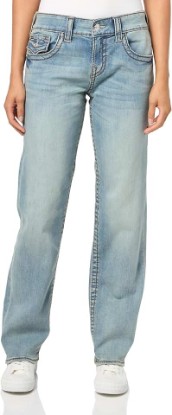 Picture of True Religion Women's Ricki Relaxed Straight Flap Big T