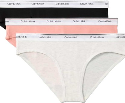 Picture of Calvin Klein Women's Balance Cotton Stretch Bikini Panties, 3 Pack