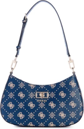 Picture of GUESS Emelie Logo Top Zip Shoulder Bag