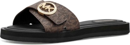 Picture of Michael Kors womens Mk Pool Slides