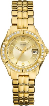 Picture of GUESS Gold-Tone Bracelet Watch