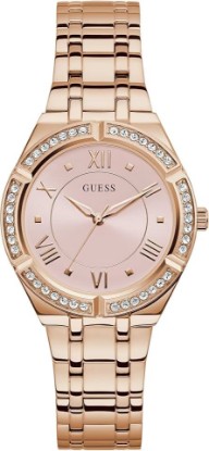 Picture of GUESS Women's 36mm Watch - Rose Gold-Tone Pink Dial Rose Gold-Tone Case