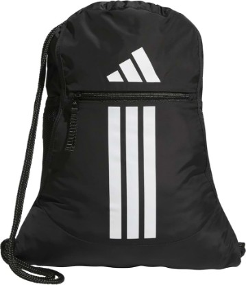 Picture of adidas Alliance Sackpack – Drawstring Backpack for Sports, Small Gym Bag