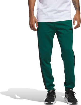 Picture of adidas Men's Essentials 3 Stripe Regular Fit Fleece Pants