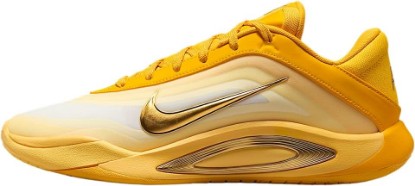 Picture of Nike A'One Sunshine A'ja Wilson Basketball Shoes (University Gold/Topaz Gold/Soft Yellow/Metallic Gold) Size 8