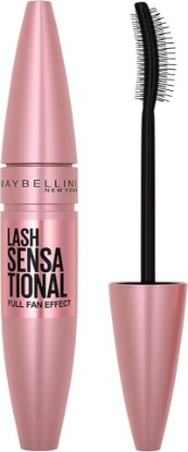 Picture of MAYBELLINE Lash Sensational Washable Mascara, Lengthening and Volumizing for a Full Fan Effect, Very Black, 1 Count