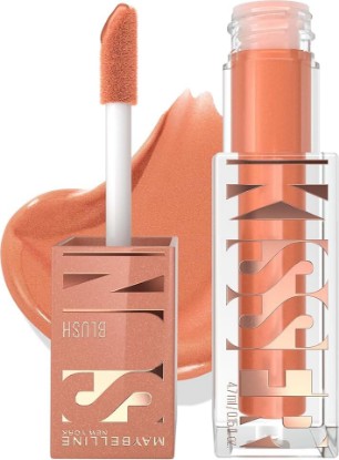 Picture of MAYBELLINE Sunkisser Multi-Use Liquid Blush and Bronzer, Blendable, Longwear, Glowy Make Up, Downtown Rush, 1 Count