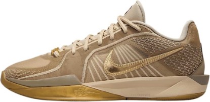 Picture of Nike Sabrina 2 "Stronger Than Gold Basketball Shoes (HF1799-200, Rattan/Khaki/Sail/Metallic Gold) Size 13