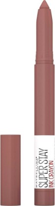 Picture of MAYBELLINE Super Stay Ink Crayon Lipstick Makeup, Precision Tip Matte Lip Crayon with Built-in Sharpener, Longwear Up To 8Hrs, Trust Your Gut, Mauve Nude Pink, 1 Count