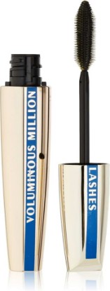 Picture of L’Oreal Paris Makeup Voluminous Million Lashes Mascara, Volumizing Collagen Infused Eye Makeup, Amplifying Mascara Brush, Waterproof, Blackest Black, 0.32 Fl Oz., 1 Count