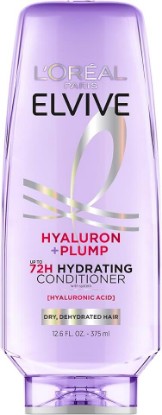 Picture of L'Oreal Paris Elvive Hyaluron Plump Hydrating Conditioner for Dehydrated, Dry Hair Infused with Hyaluronic Acid Care Complex, Paraben-Free, 12.6 Fl Oz