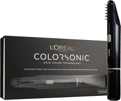 Picture of L'Oreal Paris Colorsonic Permanent Hair Dye Coloring Device for Root Touch Up, All Over Color, and Gray Coverage, Mistake-Free Application (Hair Color Cartridge Sold Separately)