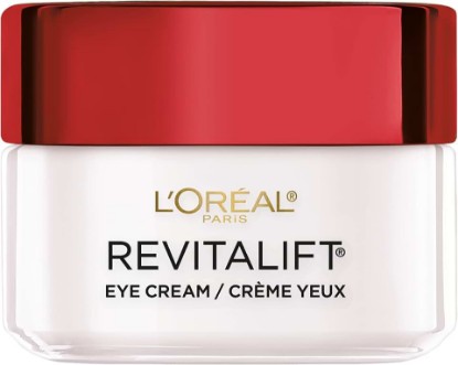Picture of L'Oreal Paris Skincare Revitalift Anti-Wrinkle and Firming Eye Cream with Pro Retinol, Treatment to Reduce Dark Circles, Fragrance Free, 0.5 oz.