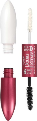 Picture of L'Oreal Paris Makeup Double Extend Tubing Mascara, Lengthening 2 Step Mascara, Smudgeproof, Black