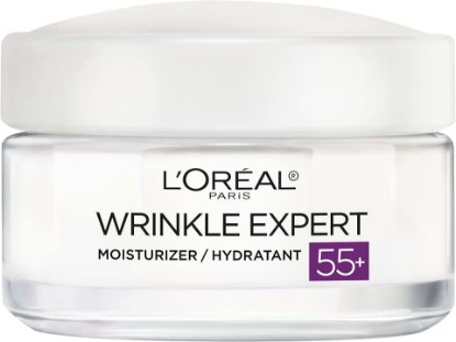 Picture of L'Oreal Paris Wrinkle Expert 55+ Anti-Aging Face Moisturizer with Calcium, Non-Greasy, Suitable for Sensitive Skin 1.7 fl. oz