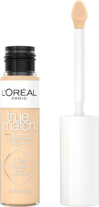 Picture of L'Oreal Paris True Match Radiant Serum Concealer, Brightening Under Eye Concealer Make Up with 1.5% Hyaluronic Acid and Caffeine, C3, 0.33 Oz