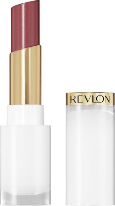Picture of REVLON Super Lustrous Glass Shine Balm, Hydrating Tinted Lip Balm with Hyaluronic Acid, Aloe & Rose Quartz, 008 Rum Raisin, 0.11 oz