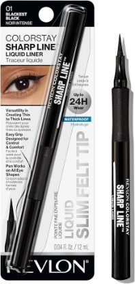 Picture of REVLON Liquid Eyeliner Pen, ColorStay Sharp Line Eye Makeup, Waterproof, Smudge-proof, Longwearing with Slim Tapered Tip, Sharp Line