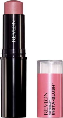 Picture of REVLON PhotoReady Insta-Blush Stick for Cheeks, Face Makeup with Cream to Powder Formula, High Impact Color, Moisturizing, Berry Kiss 320, 1.15 Oz [Amazon-developed Certification] Compact by Design
