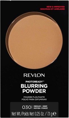 Picture of REVLON PhotoReady Blurring Face Powder Makeup, Longwear, Light-Medium Coverage with Flawless Finish, Shine & Oil-Free, 030 Medium Deep, 0.25 oz